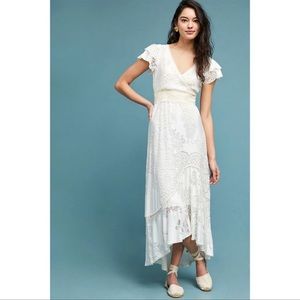 NWT ANTHROPOLOGIE Farm Rio Gerty Velvet Maxi Dress